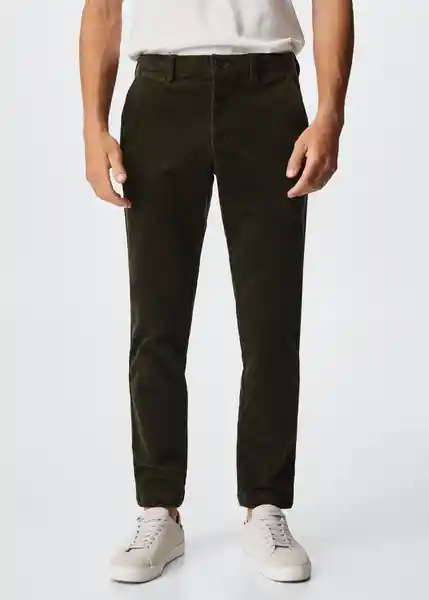 Pantalón Berdam Dark Caza Talla 42 Hombre Mango