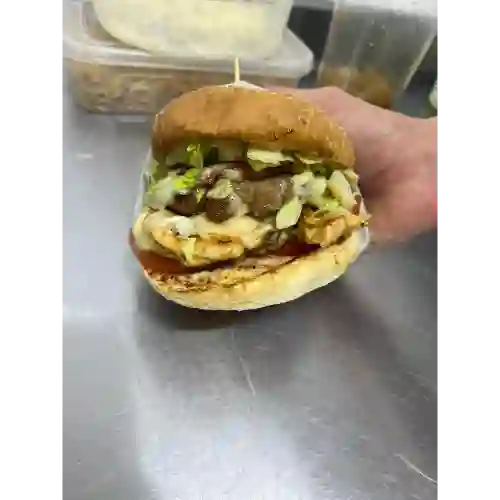 Hamburguesa de la Casa , la Parchada