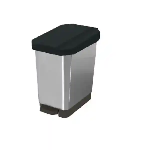 Estra Caneca Pedal Negro Iml Metal 5 L