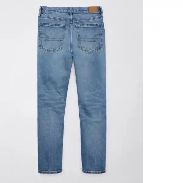 Jean Straight Mujer Azul Talla: 2 Regular American Eagle