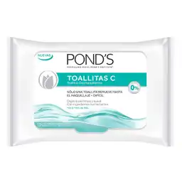 Ponds Toallitas Desmaquillantes C original 25 Unidades.