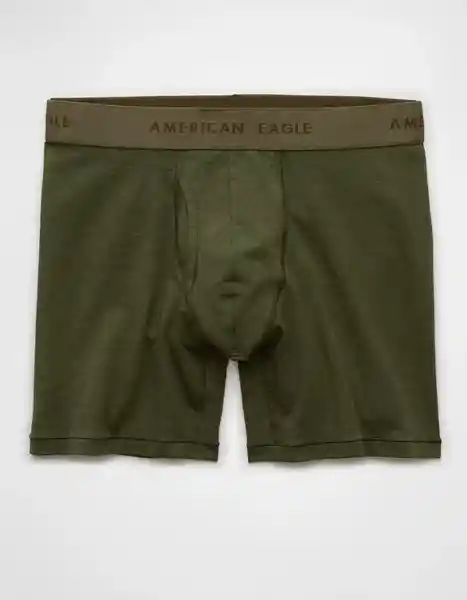 Bóxer Hombre Verde Talla: LARGE 4075309 American Eagle