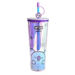 Bt21 Vaso de Plástico Con Pitillo Koya Colección 800 mL