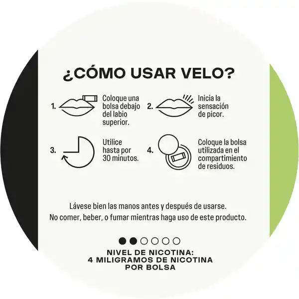 Velo Bolsa de Nicotina Mango Tropical 4 mg