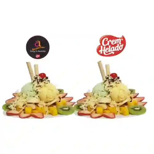 Mega ensada de frutas + mega ensalada