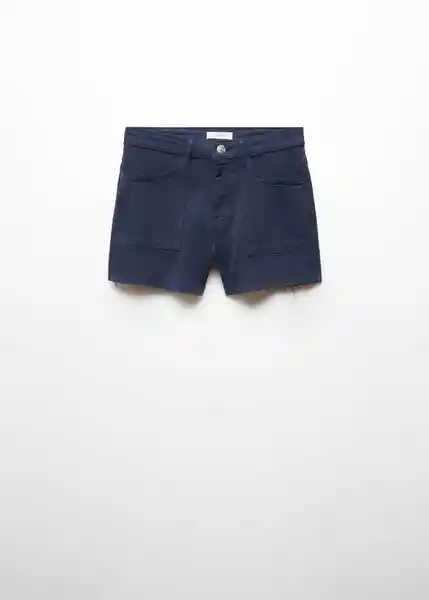 Short Utilityn Navy Talla 20 Niñas Mango