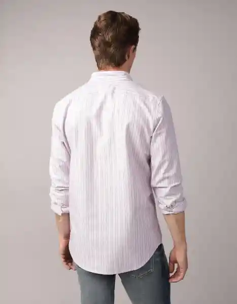 Camisa Hombre Morado Talla Large 2830580 American Eagle