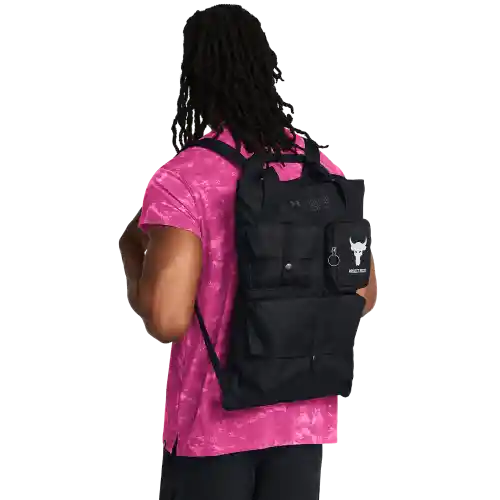 Under Armour Morral Gym Sack Project Rock de Hombre Negro T OSFM
