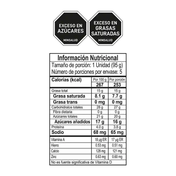 Crem Helado Pack de Chococono Chocokrispis 5 x 95 g desde $ 22.500