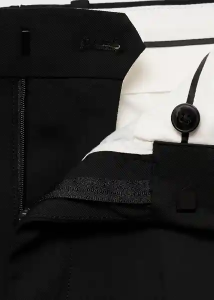 Pantalón Paris Negro Talla 40 Hombre Mango