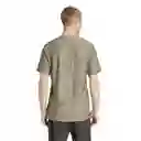 Adidas Camiseta Tr-es Stretch Para Hombre Verde Talla S