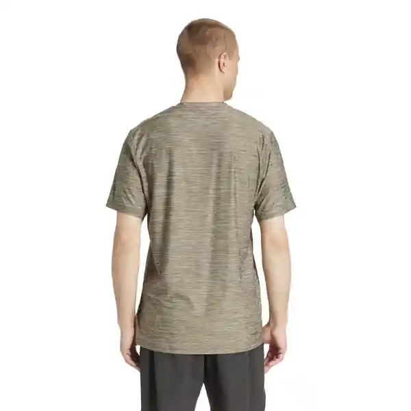 Adidas Camiseta Tr-es Stretch Para Hombre Verde Talla S