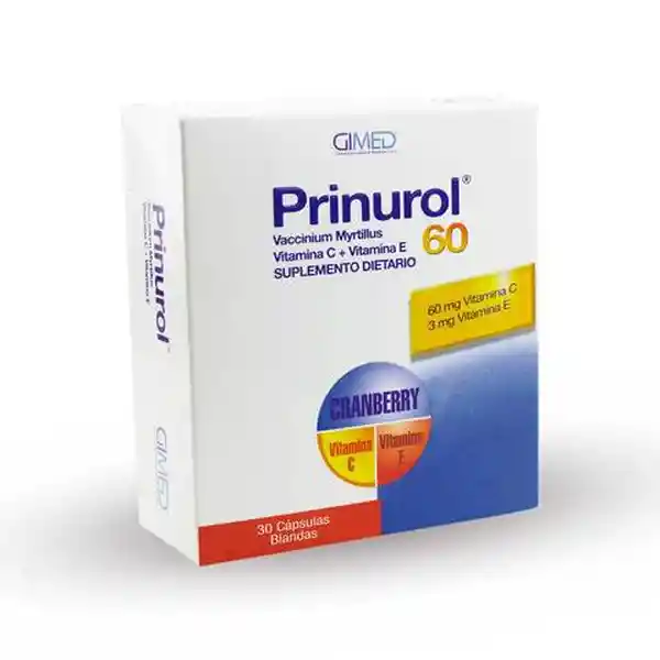 Prinurol Suplemento Dietario Vitamina C y Vitamina E