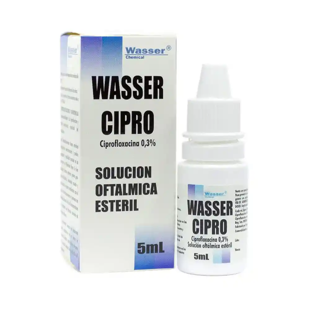 Wasser Cipro Solución Oftálmica Estéril