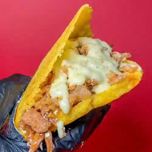 Arepa Carne Chicharrón