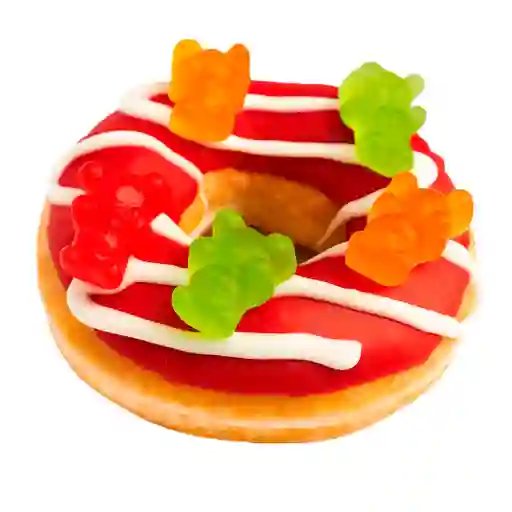 Donut Premium Osos Anillo (rojo)