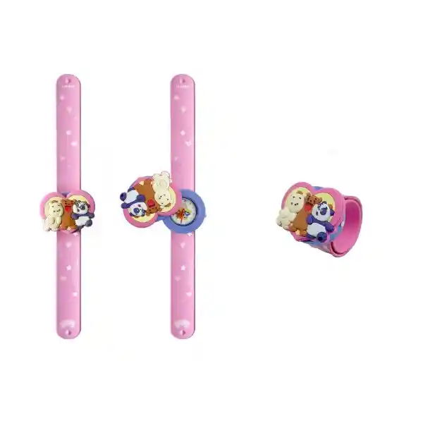 Reloj Infantil Colección de Bebés Osos Escandalosos Rosa Miniso