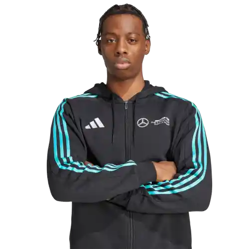 Adidas Chaqueta F1 Mercedes Benz de Hombre Negro Talla L