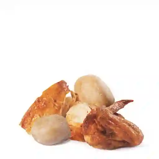 Combo cuarto de ala pechuga