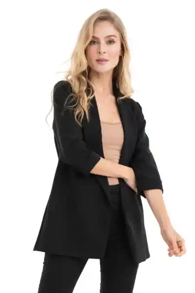 Blazer Ginebra Color Negro Talla XL Ragged