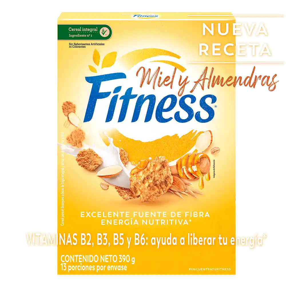 Cereal FITNESS ® Miel y Almendras Caja x 390g