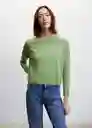 Saco Jersey Lucca Verde Pastel Talla L Mujer Mango