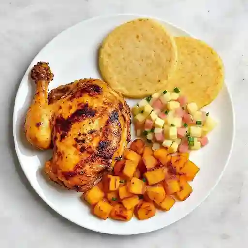 1/2 Pollo asado