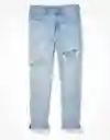 American Eagle Jean Tomgirl Tiro Bajo Hielo Talla 00 Regular