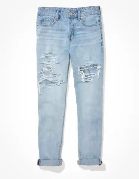 American Eagle Jean Tomgirl Tiro Bajo Hielo Talla 00 Regular