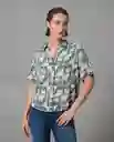 Camisa Mujer Verde Talla M 219G015_VER176009 Rifle