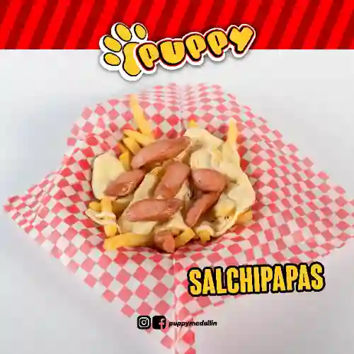 Salchipapa Clásica con Queso