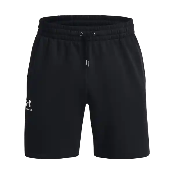 Under Armour Short Essential Fleece Hombre Negro LG 1380377-001