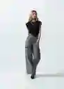 Camiseta Mujer Negro Puro Ultraoscuro L 501G053 Naf Naf