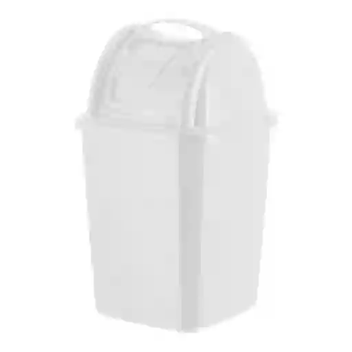 Vanyplas Papelera Vaiven Blanco Brillante 6 L