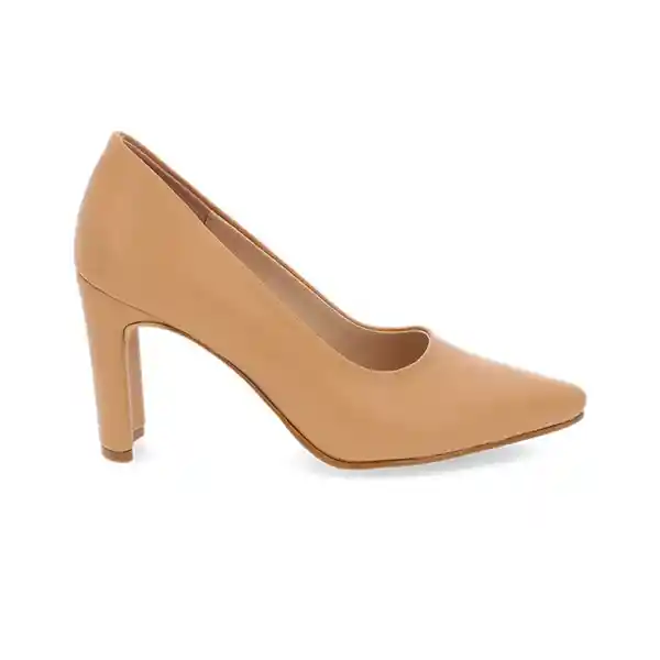 Tacones Punta Rusell Beige Talla 38