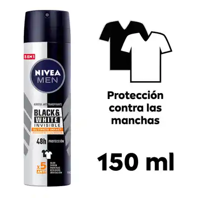 Nivea Men Desodorante en Spray Black & White Invisible