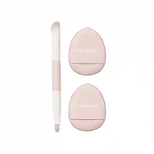 Brocha Para Corrector y Almohadilla 3 Uds Miniso