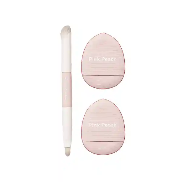 Brocha Para Corrector y Almohadilla 3 Uds Miniso