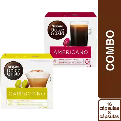 Combo Nescafé Dolce Gusto Americano + Capuccino