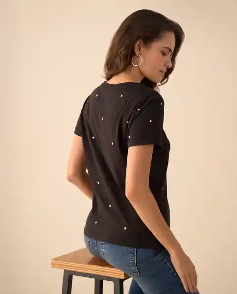 Camiseta Jaguar Negro Ultraoscuro Talla S 401G002 Esprit