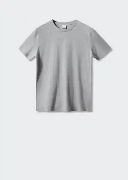 Camiseta Cherlo Gris Medio Vigoré Talla M Hombre Mango