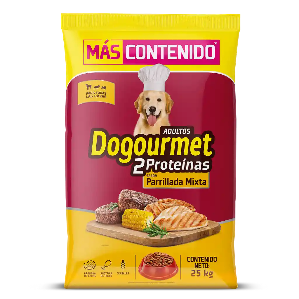 Dogourmet Alimento para Perro Sabor Parrillada Mixta 25kg