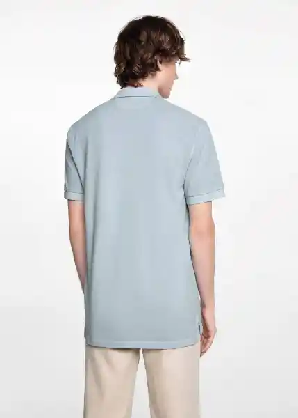 Camiseta Polo Slimmy Azul Talla 21 Teen Niños Mango
