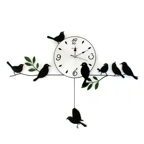 Reloj Pendulo Pajaros