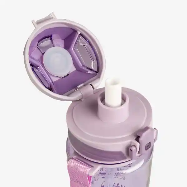 Lugano Botella Peak Morado Plástico 1000 mL Db-8260