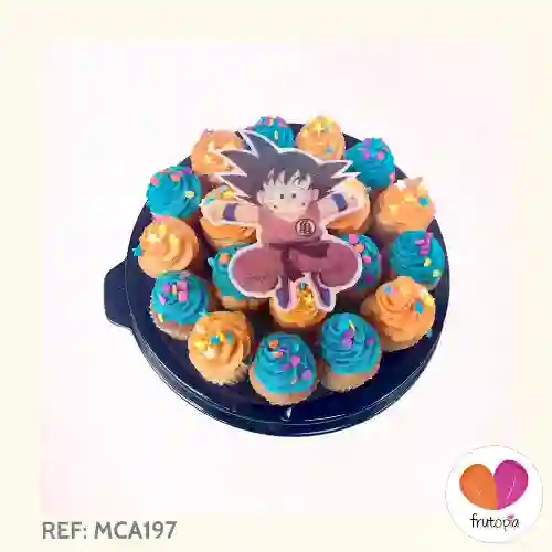 Minicupcakes X 20 Dragon Ball Z Mca197