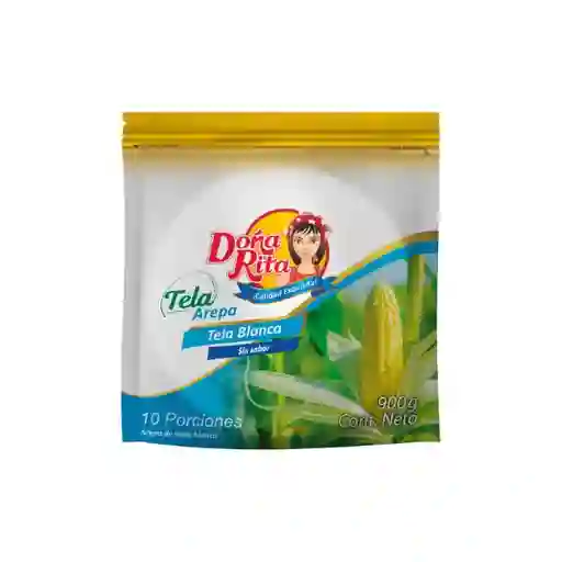 Dona Rita Arepa Tela Blanca Sin Sal