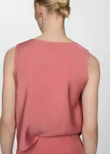 Top Bosco-H Rosa Pastel Talla S Mujer Mango