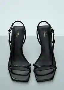 Sandalias Capsy Negro Talla 39 Mujer Mango
