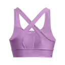 Under Armour Crop Crossback Longline Mujer Morado XS